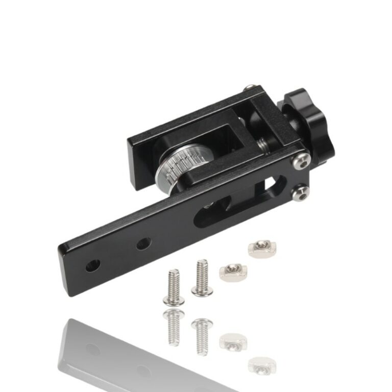 Tensionador Tensor Regulador Tensão Embutido Preto Correia GT2 eixo Y perfil 2020 (2GT-6 Timing belt ajuster) - AIMSOAR
