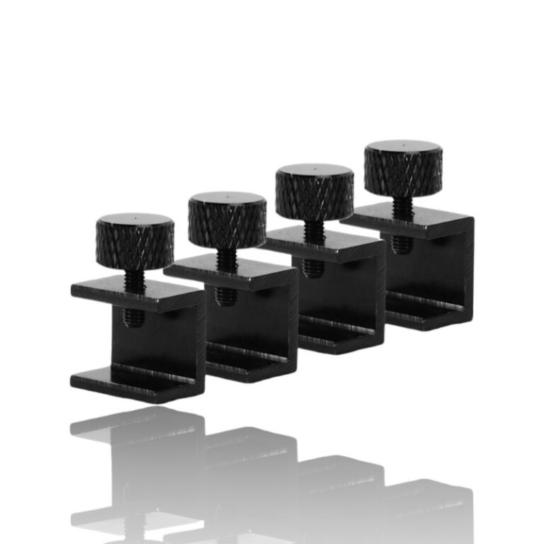 KIT 4 Clip Mola Vidro hotbed Cama Quente Plataforma Carbon Crystal Glass Heatbed CR10 Ender 3 (Hot Bed Glass Plate Holder Stainless Steel fixing clamp) - AIMSOAR - Image 3