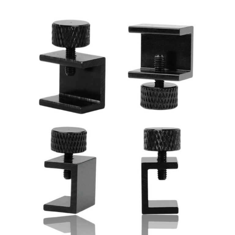 KIT 4 Clip Mola Vidro hotbed Cama Quente Plataforma Carbon Crystal Glass Heatbed CR10 Ender 3 (Hot Bed Glass Plate Holder Stainless Steel fixing clamp) - AIMSOAR - Image 2