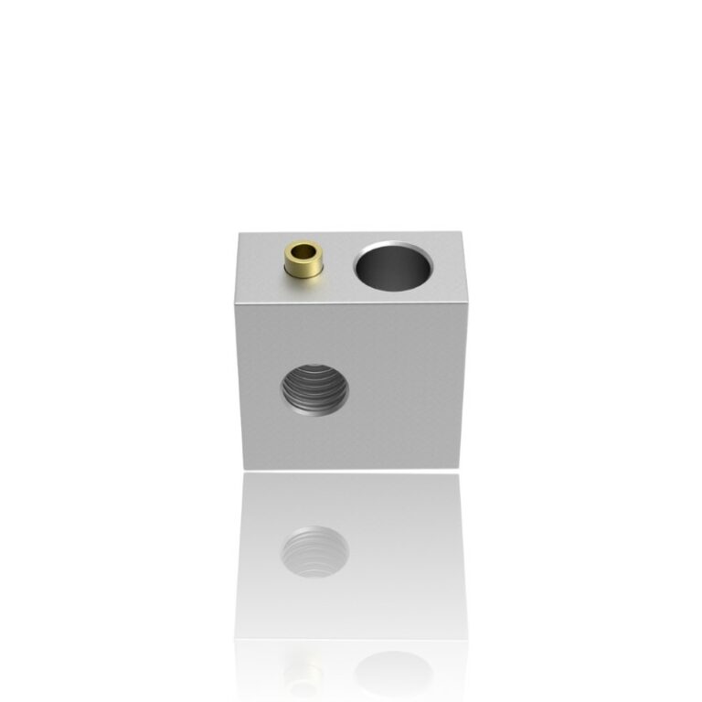 Heat Block de Alumínio para MK7 MK8 20X20X10mm ( Heatblock bloco de aquecimento  ) - AIMSOAR