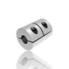 União Acoplador Rigido 5mm 8mm Alumínio D20L25 ( Rigid coupling 5mmX8mmx25mm ) - AIMSOAR