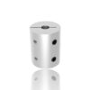 União Acoplador Rigido 5mm 8mm Alumínio D20L25 ( Rigid coupling 5mmX8mmx25mm ) - AIMSOAR