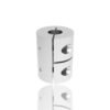 União Acoplador Rigido 5mm 8mm Alumínio D20L25 ( Rigid coupling 5mmX8mmx25mm ) - AIMSOAR