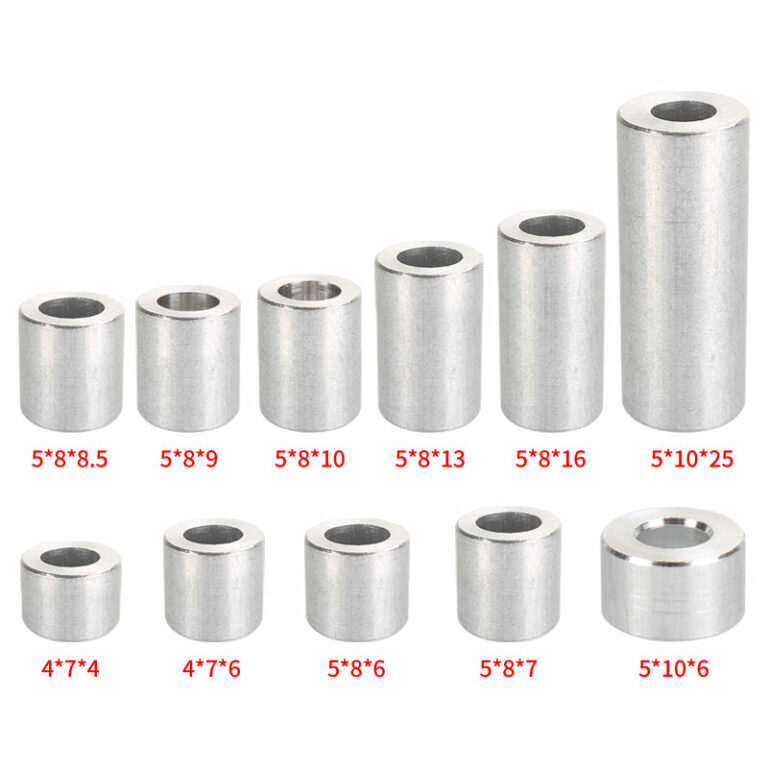 Polia Espaçador 5*8*7mm M3 M5 para Rolamento T/V-Slot D-Type POM (Pulley Pulley isolation column) - AIMSOAR