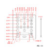 Gantry Plate Preto V-Slot 2020 com Rolamentos D-Type POM - AIMSOAR