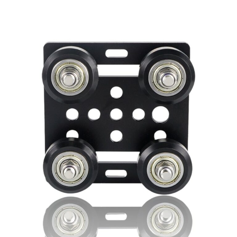 Gantry Plate Preto V-Slot 2020 com Rolamentos D-Type POM - AIMSOAR