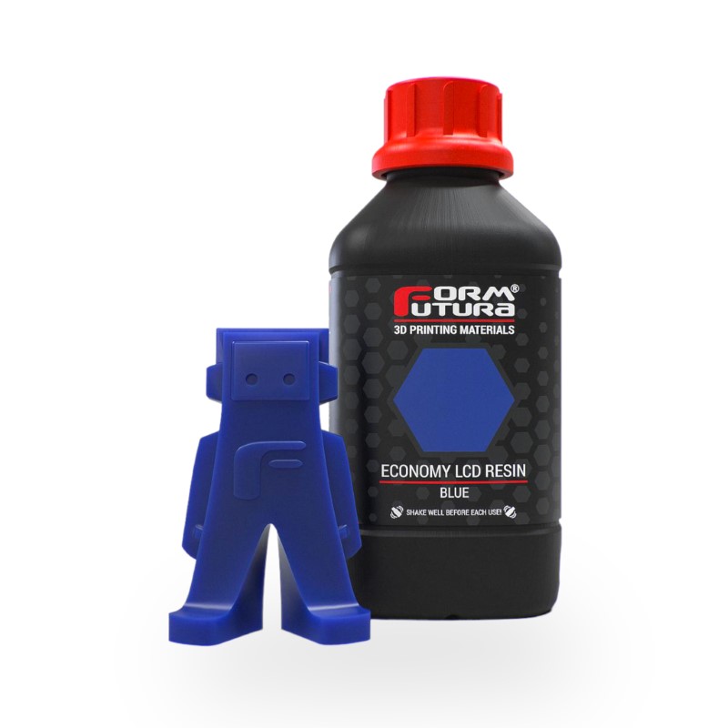 1000ml Economy LCD Series Resina Impressão 3D LCD e DLP UV (385 - 420nm) Blue - FORMFUTURA