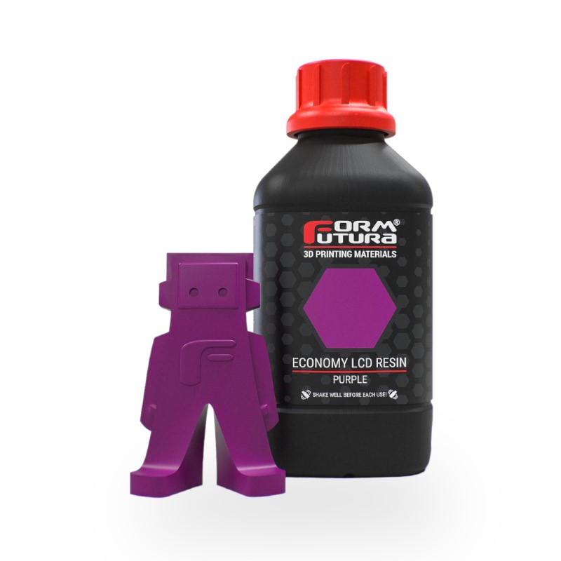 1000ml Economy LCD Series Resina Impressão 3D LCD e DLP UV (385 - 420nm) Purple - FORMFUTURA