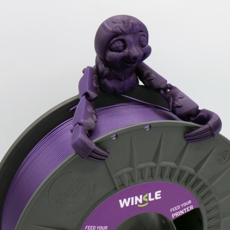 PLA HD 1kg GLITTER Púrpura Purple  - WINKLE - Image 3