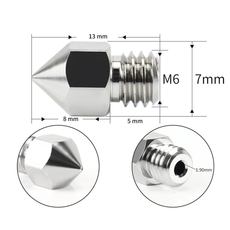0.4mm C-SERIES CuCrZr (Copper Chromium Zirconium)  Nozzle MK8 - AIMSOAR - Image 2