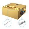 Heat Block Brass de Latão de alta temperatura 400ºC para CR10S Ender 3 20X20X10mm  ( Heatblock bloco de aquecimento  ) - AIMSOAR
