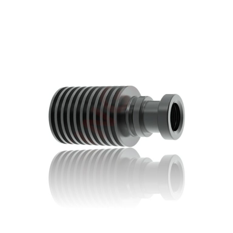 Heat Sink V6 Clone Alumínio Preto, modelo com rosca M10 ( Heatsink bloco de aquecimento compatível com E3D V6 clone) - AIMSOAR