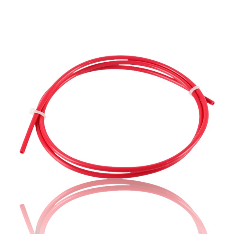 10cm Tubo Vermelho PTFE 2/4 mm  - AIMSOAR
