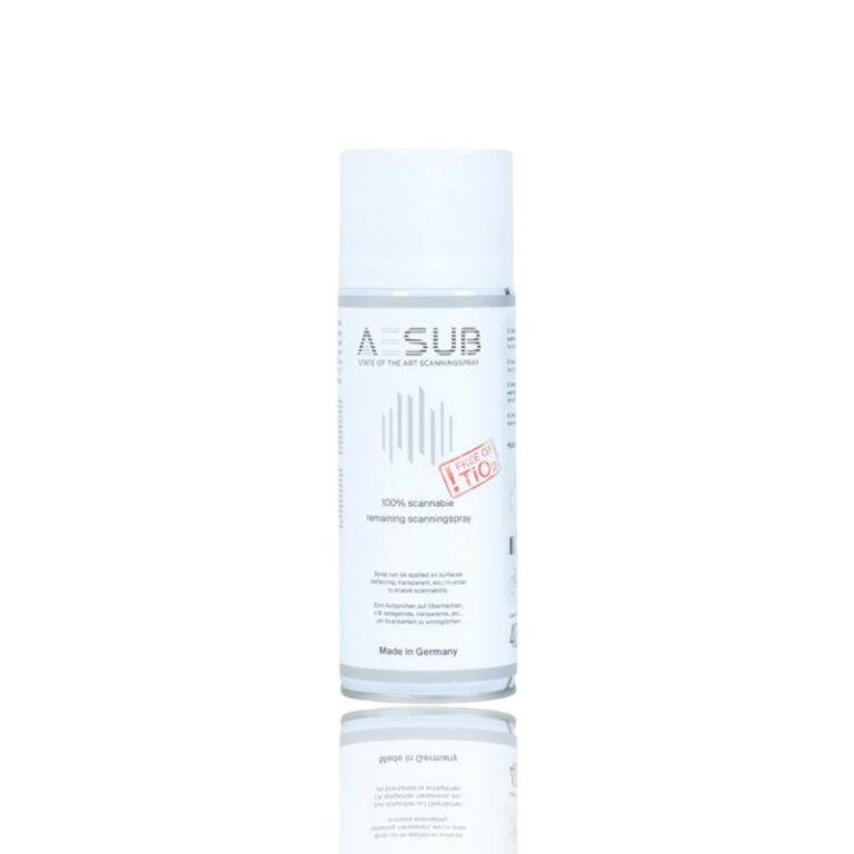 Spray para digitalização Scanner 3D Anti-reflexo laser 400ml White - AESUB