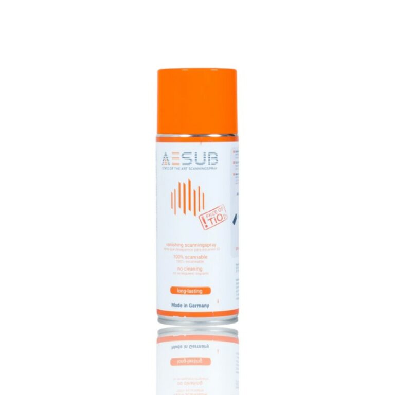 Spray para digitalização Scanner 3D Anti-reflexo laser 400ml Orange - AESUB