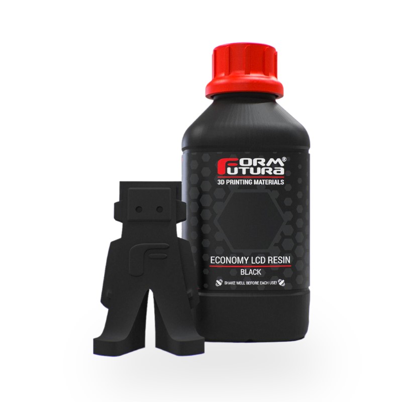 1000ml Economy LCD Series Resina Impressão 3D LCD e DLP UV (385 - 420nm) Black - FORMFUTURA