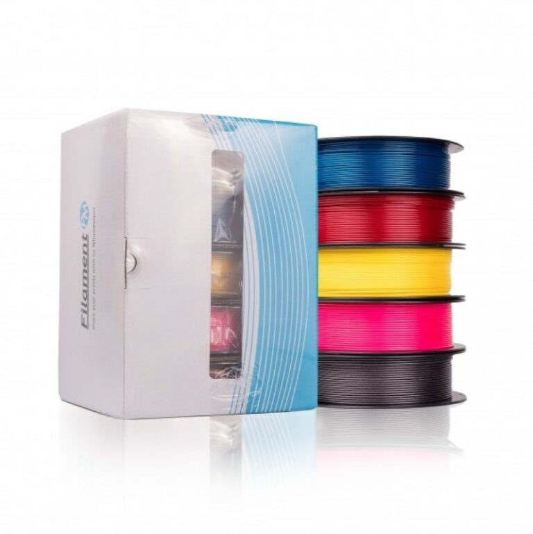 PLA TASTY Pack + Samples Pearl Blue Pearl Red Yellow Pink Graphite Black - Filament PM