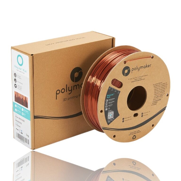 PLA PolyLite™ Silk 1kg Bronze - Polymaker – LINHA ANTIGA (Consultar Descrição) - Image 5