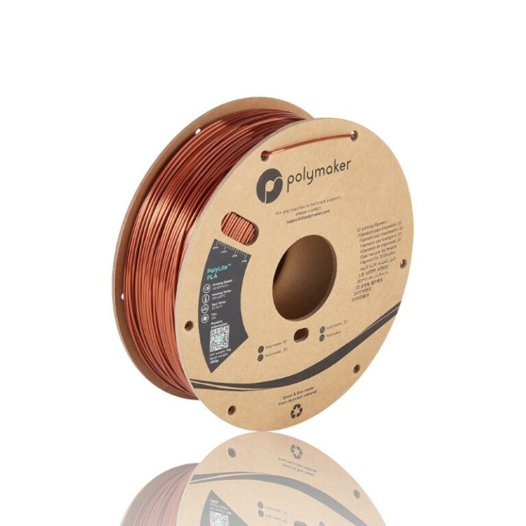 PLA PolyLite™ Silk 1kg Bronze - Polymaker – LINHA ANTIGA (Consultar Descrição) - Image 3