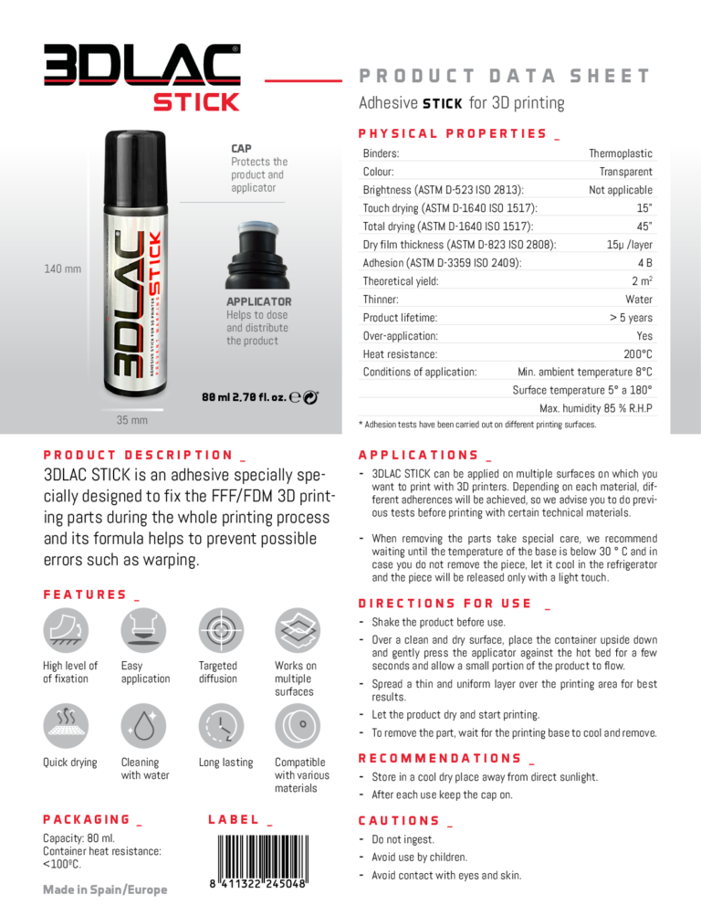 3DLAC STICK - Spray para Aderência - Image 10