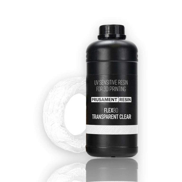 Prusament Resin 1kg Flex80 Transparent - Prusa Original