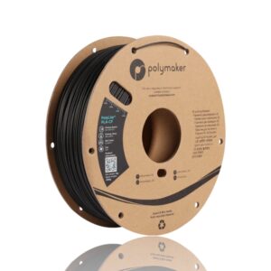 PolyLite PLA-CF 175 Spool Picture Asymmetric evolt portugal espana filamento impressao 3d black preto fibra carbono carbon fiber