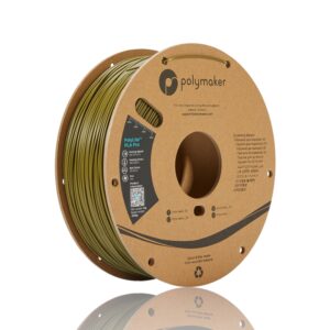 PolyLite PLA Pro 175 Spool Picture Asymmetric evolt portugal espana filamento impressao 3d army green verde tropa