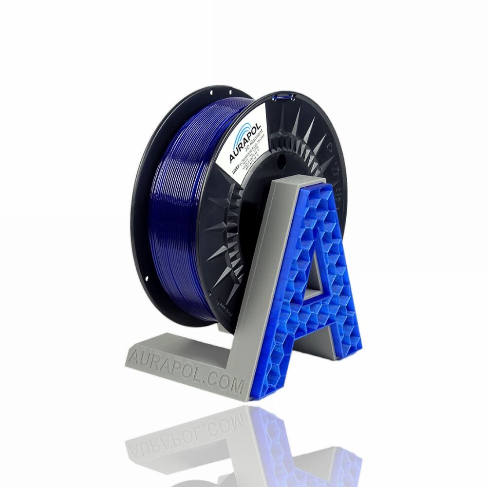 AURAPOL PETG Filament Ultramarine Blue Transparent Portugal Espana Evolt Impressao 3D