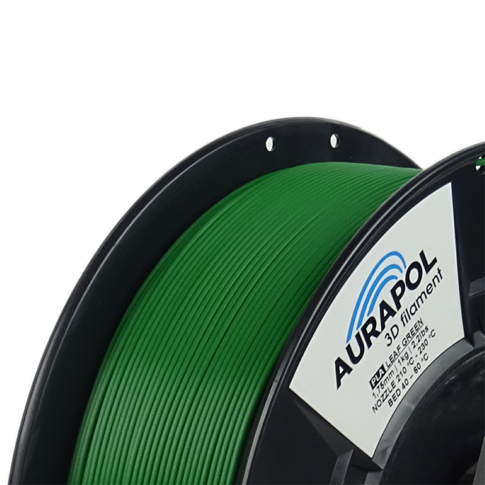 PLA 1kg Leaf Green - Aurapol - Image 2