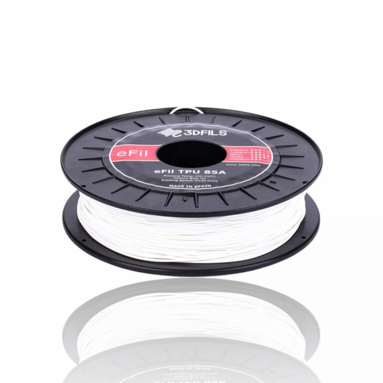 TPU 85A WHITE-Portugal-Espana-Evolt-Impressao-3D