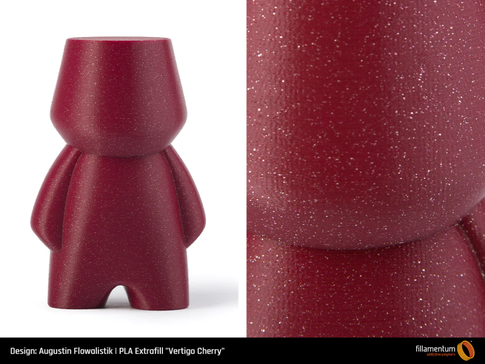 PLA 750g Extrafill Vertigo Cherry - Fillamentum - Image 3