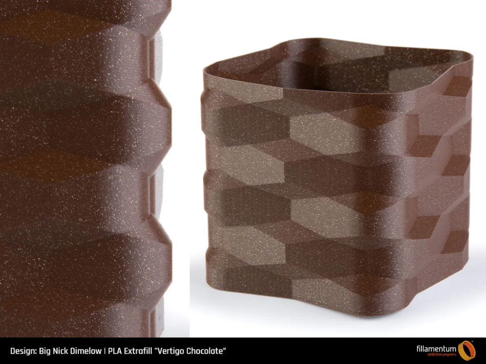PLA 750g Extrafill Vertigo Chocolate - Fillamentum - Image 7