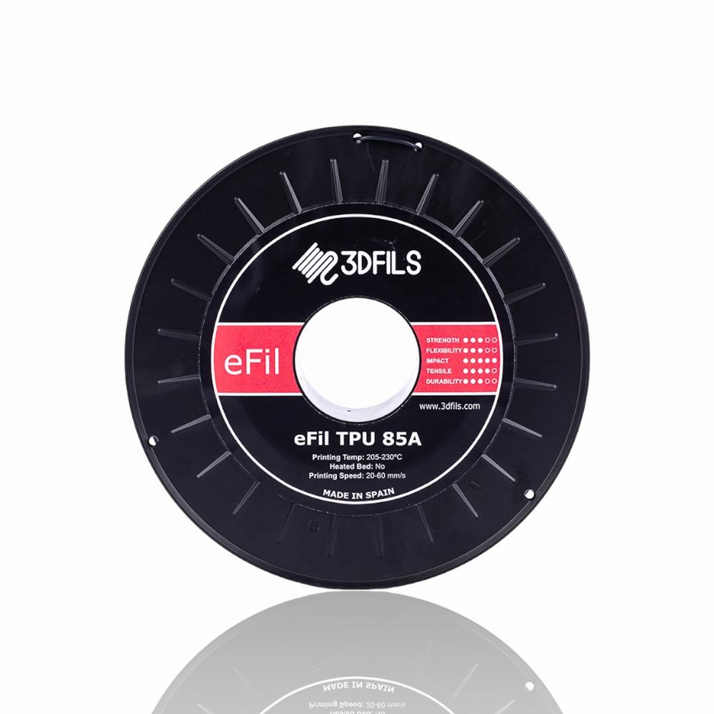 eFil TPU 85A 1kg Black - 3DFILS - Image 3