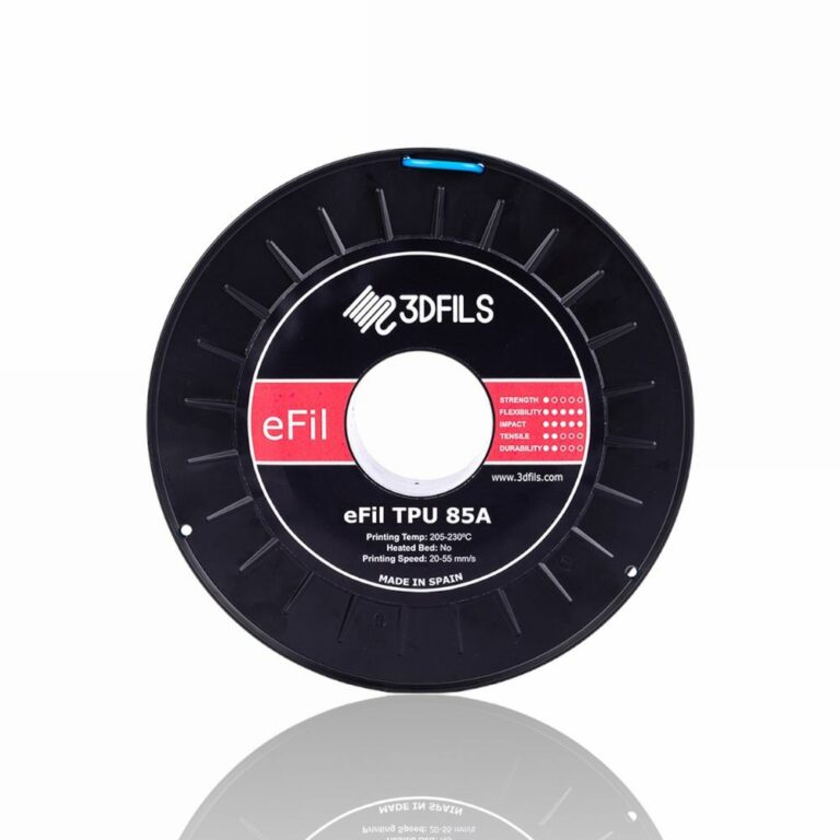 eFil TPU 85A 500g Blue - 3DFILS - Image 3