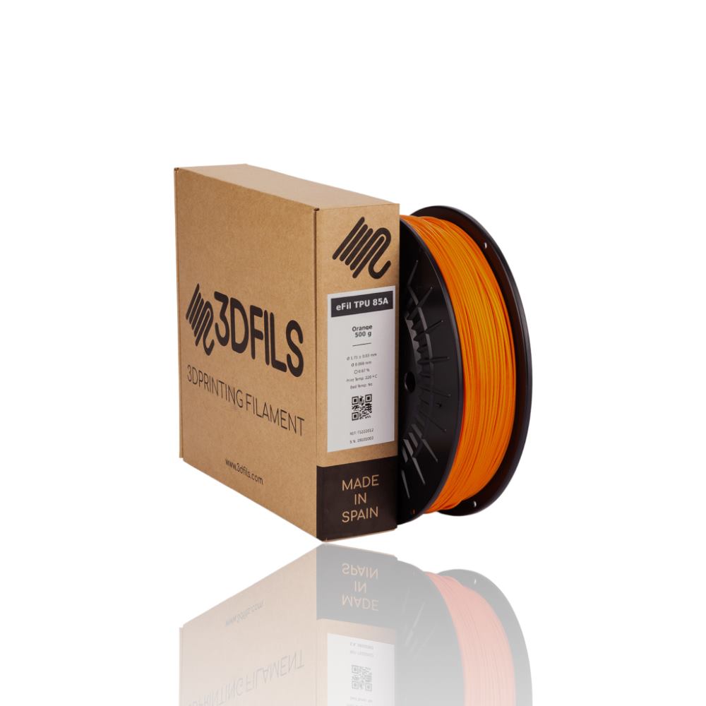 TPU85A ORANGE Portugal Espana Evolt Impressao 3D