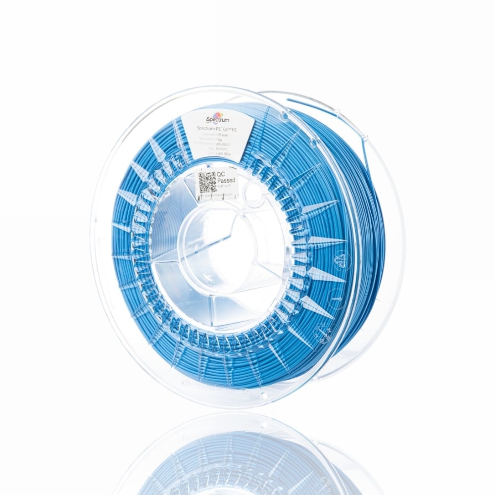 petg ptfe iron light blue spectrum evolt portugal espana filamento impressao 3d