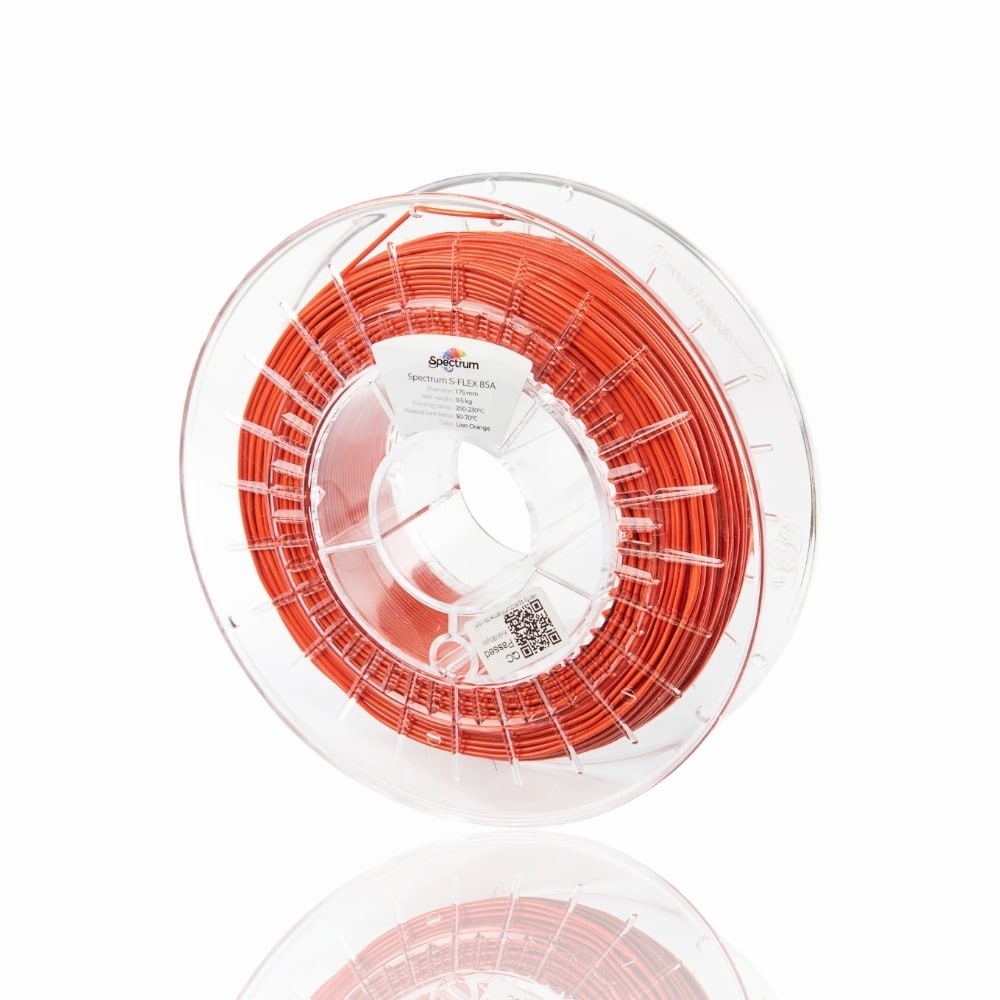 s flex 85a lion orange 1 evolt portugal espana filamento impressao 3d