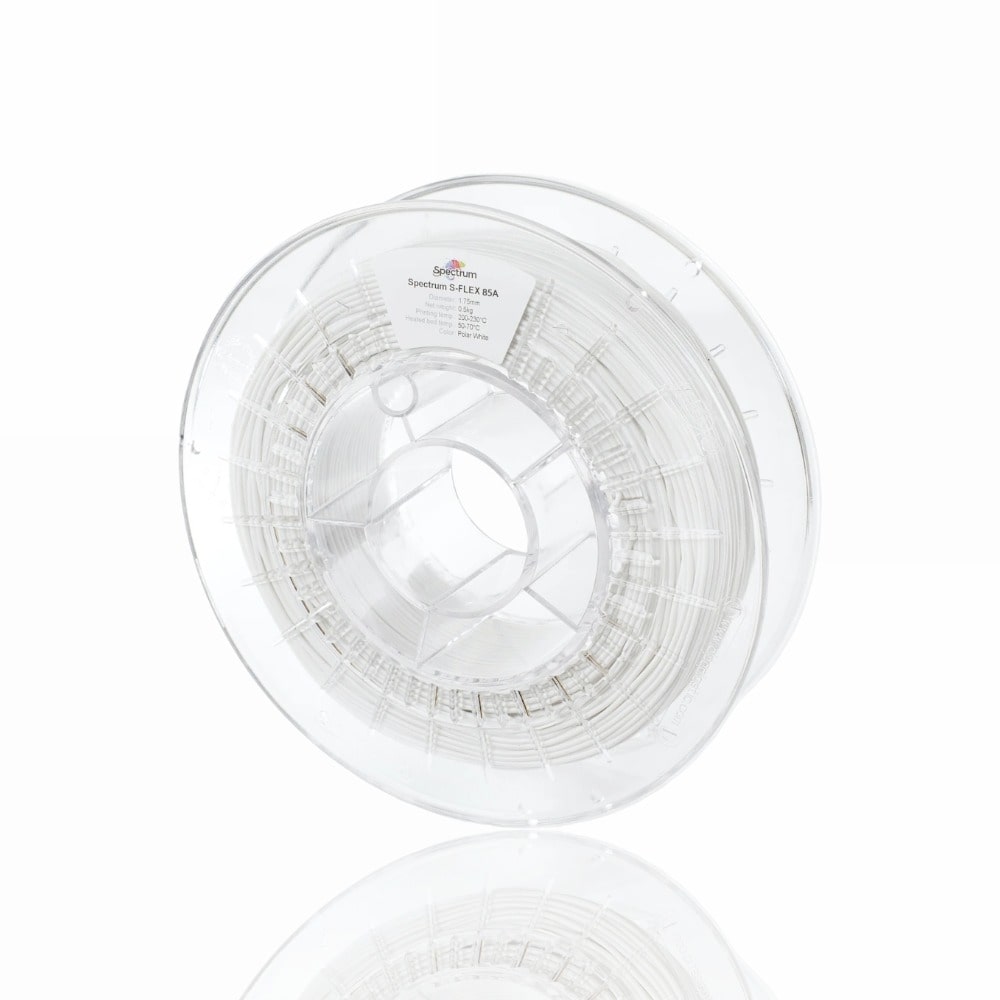 s flex 85a polar white 1 evolt portugal espana filamento impressao 3d