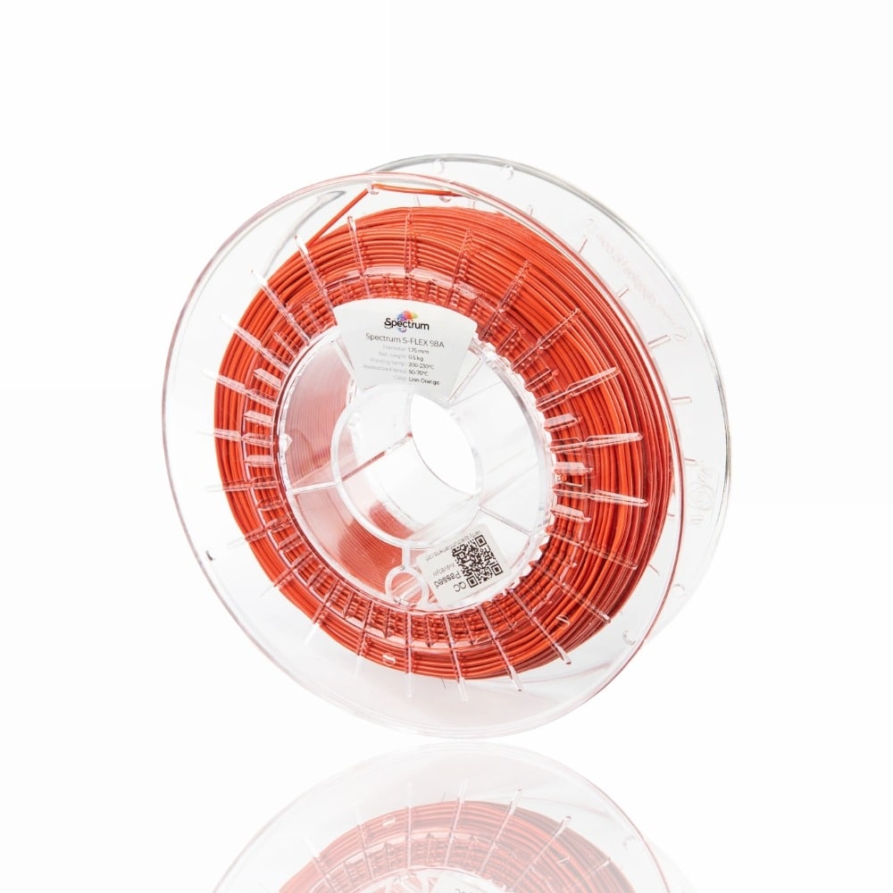 s flex 98a 1 lion orange evolt portugal espana filamento impressao 3d