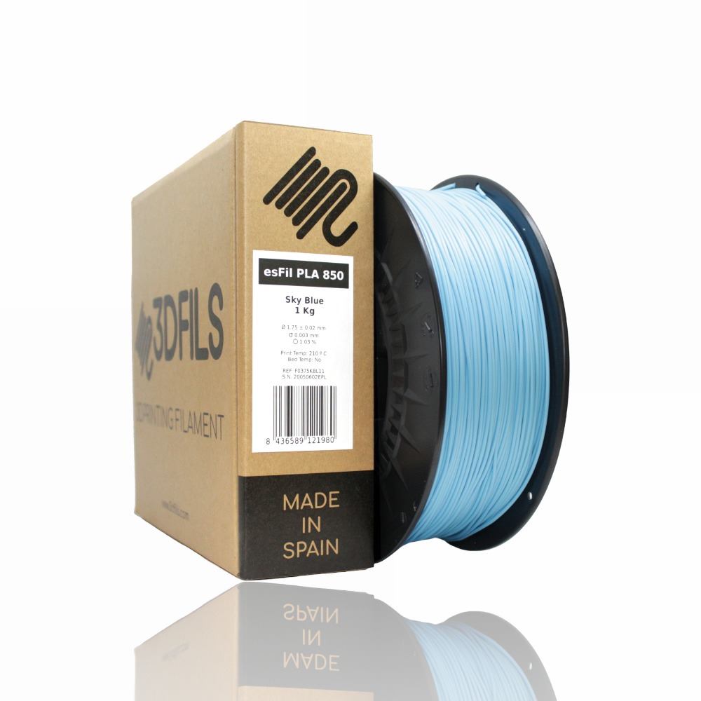 PLA SKY BLUE Portugal Espana Evolt Impressao 3D