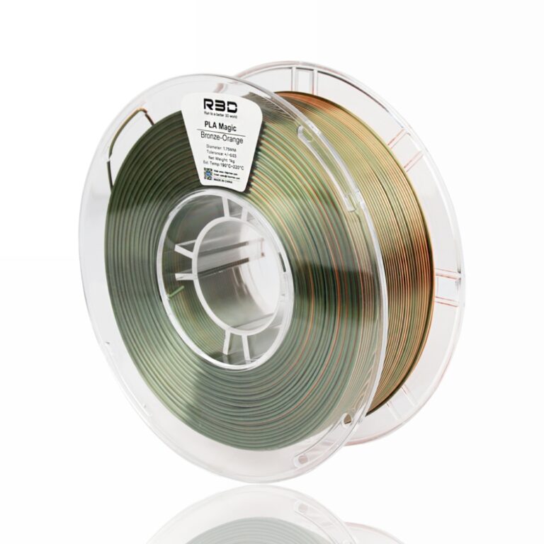 R3D Dual PLA evolt portugal espana filamento impressao 3d orange bronze