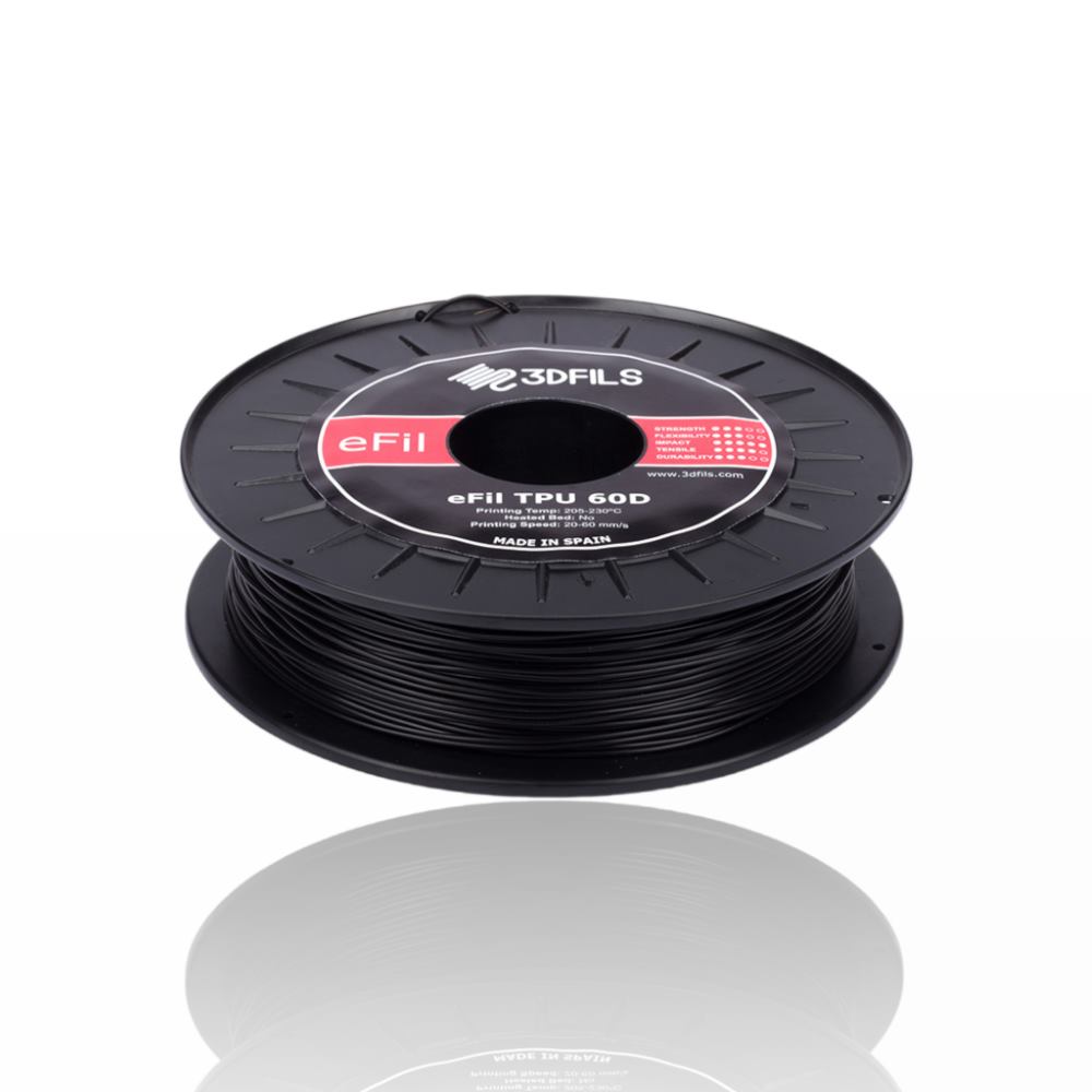 eFil TPU 60D 1kg Black - 3DFILS - Image 2