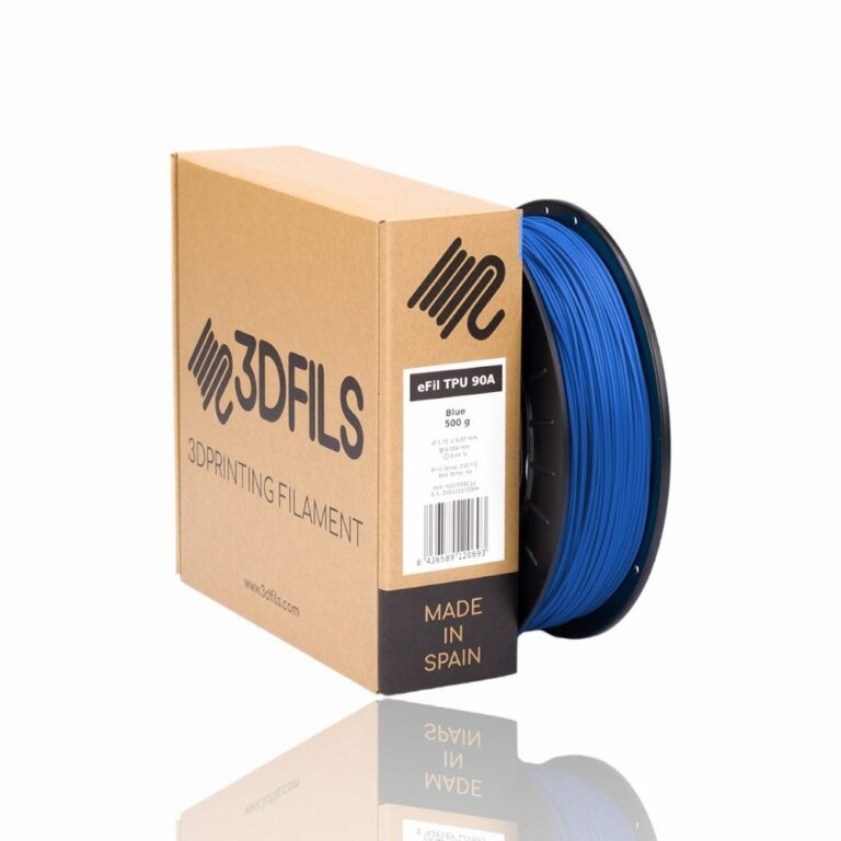 TPU90A BLUE Portugal Espana Evolt Impressao 3D