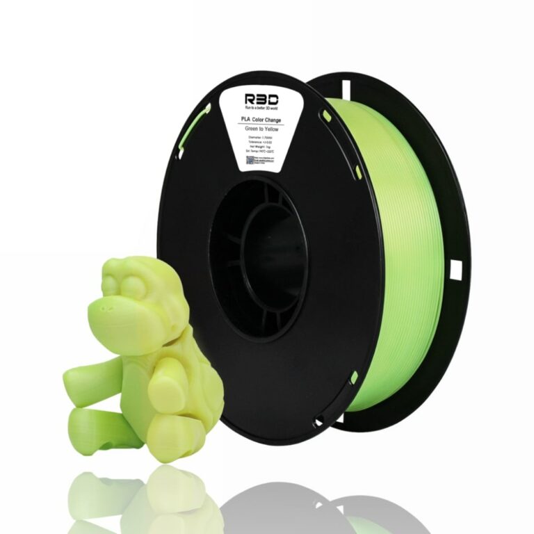 r3d color change uv evolt portugal espana filamento impressao 3d green to yellow