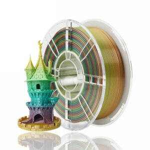 r3d pla silk evolt portugal espana filamento impressao 3d rainbow one