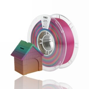 r3d pla silk evolt portugal espana filamento impressao 3d rainbow two