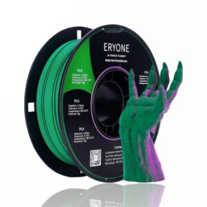 pla matte eryone evolt portugal espana filamento impressao 3d red violet green