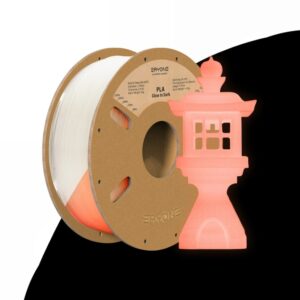 pla special eryone glow orange red evolt portugal espana filamento impressao 3d