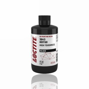 Loctite 3D 3843 HDT60 High Toughness, Matte Black 1kg Portugal Espana Evolt Impressao 3D