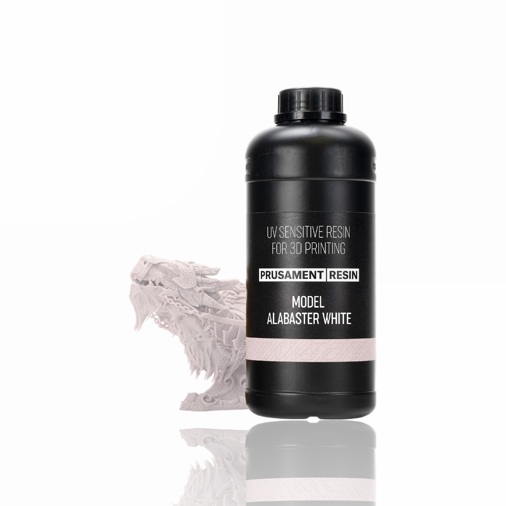 Prusament Resin Model Alabaster White 1 kg - Prusa Original
